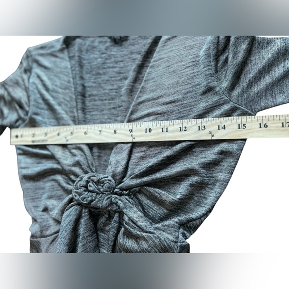 GUESS Women's Gray Metallic Long Sleeve Mini Dress Size‎ S - Picture 8 of 12